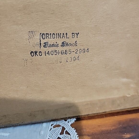 Vtg 3 Butterflys & Flowers Mounted In Shadow Box Frame Taxidermy Oklahoma Flaw - Picture 12 of 12